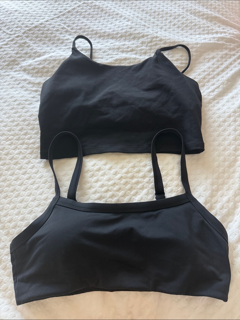 PARAGON Black Double Bralette Set